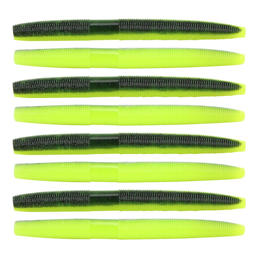 8pcs Ar24 10cm/6.5g Soft Worm Fishing Bait Artificial Lifelike Simulation Lure Accessory#1