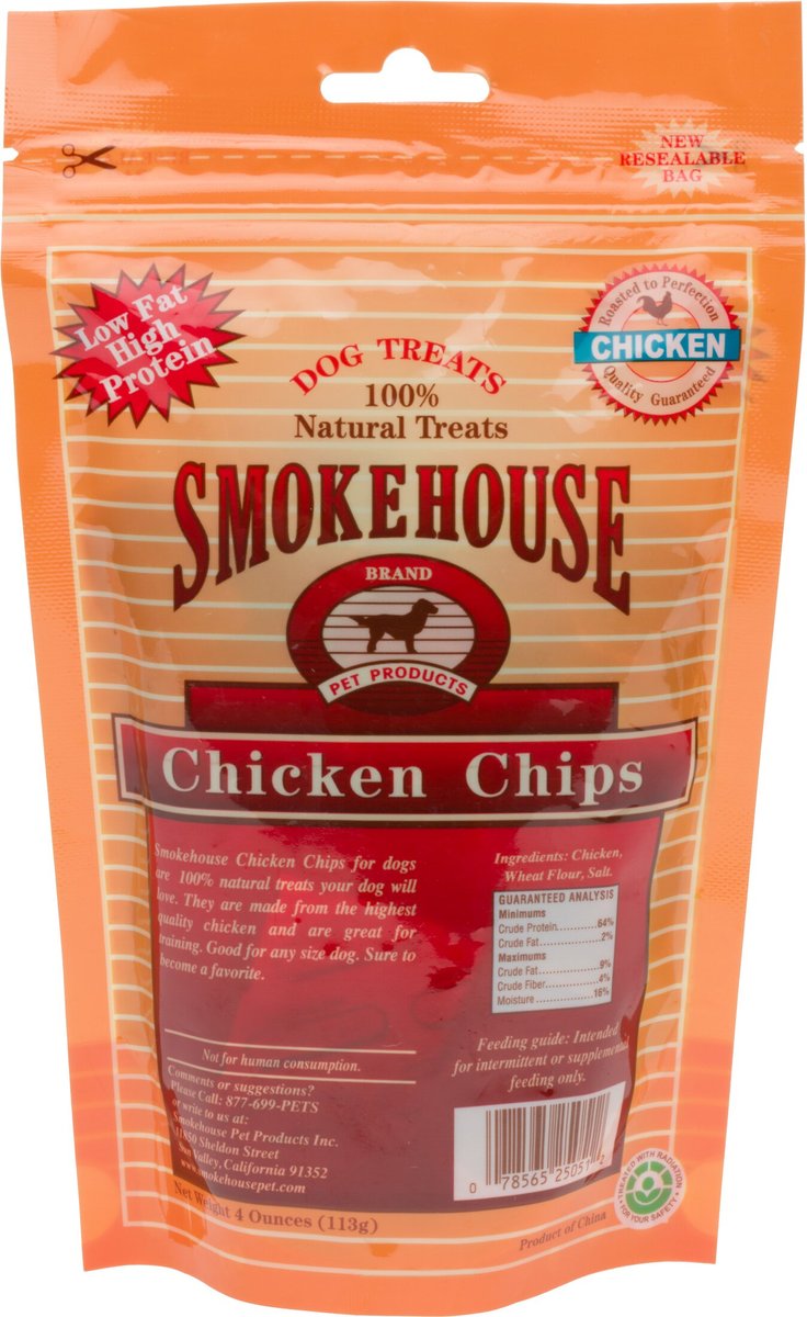 Smokehouse Small Chicken Chips Dog Treats