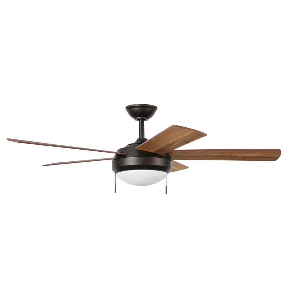 Hampton Bay Claret 52 in Indoor Oil Rubbed Bronze Ceiling Fan with Light Kit