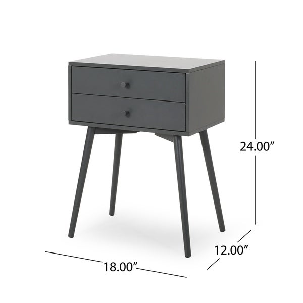 Newcomb Mid-Century Modern Side Table by Christopher Knight Home