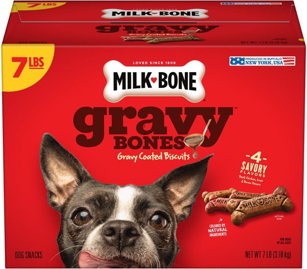 Milk-Bone GravyBones Biscuits Dog Treats