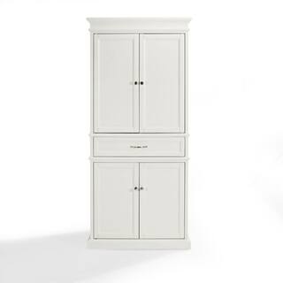 CROSLEY FURNITURE Parsons White Storage Cabinet CF3100-WH