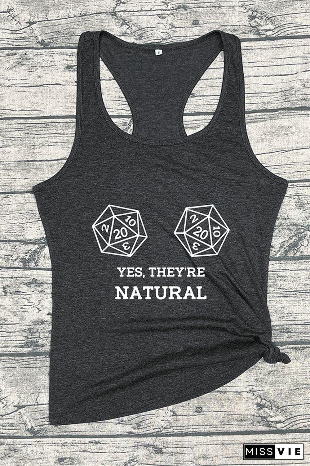 Yes, They're Natural Sleeveless Tank Top Wholesale