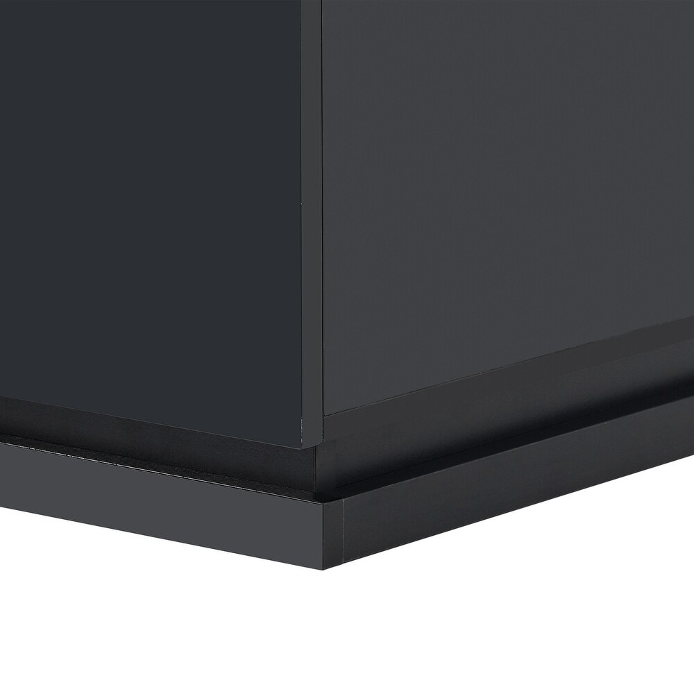 High Gloss TV Stand Cabinet for TVs Up to 70\