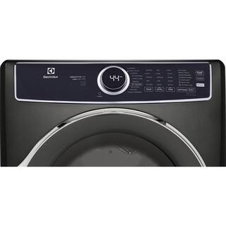 Electrolux 8.0 Cu. Ft Front Load Perfect Steam Electric Dryer with LuxCare Dry and Instant Refresh in Titanium ELFE7537AT