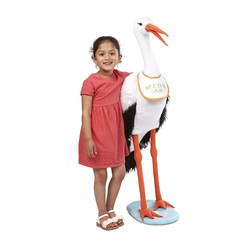 Melissa and Doug Giant Lifelike Plush Stork