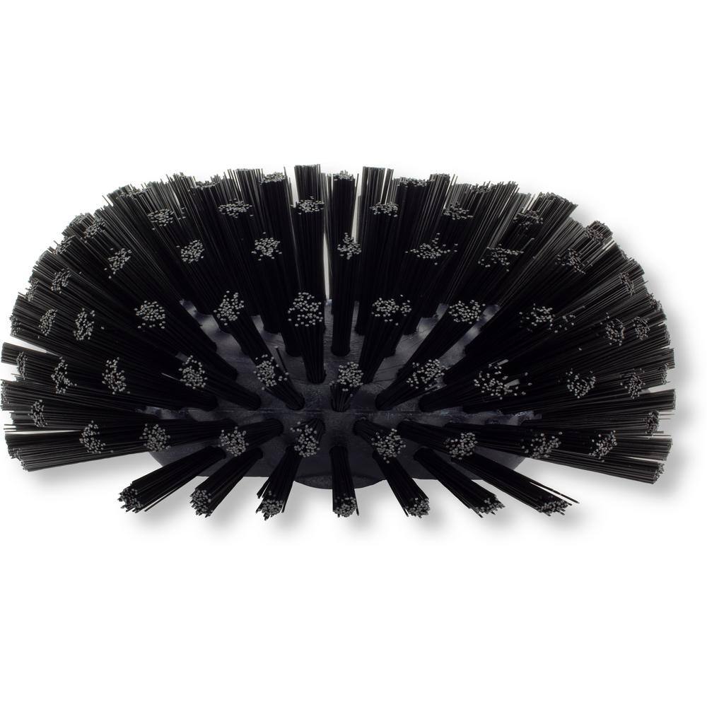 CFS Brands Sparta 5.25 in. x 7.5 in. Black Polypropylene Kettle Brush (2-Pack) 40041EC03