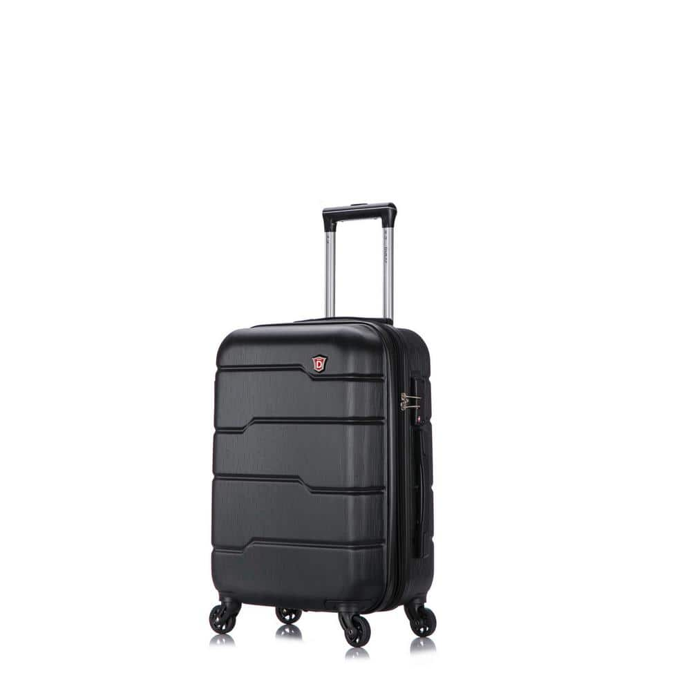 DUKAP Rodez 20 in. Black Lightweight Hardside Spinner Carry-on DKROD00S-BLK