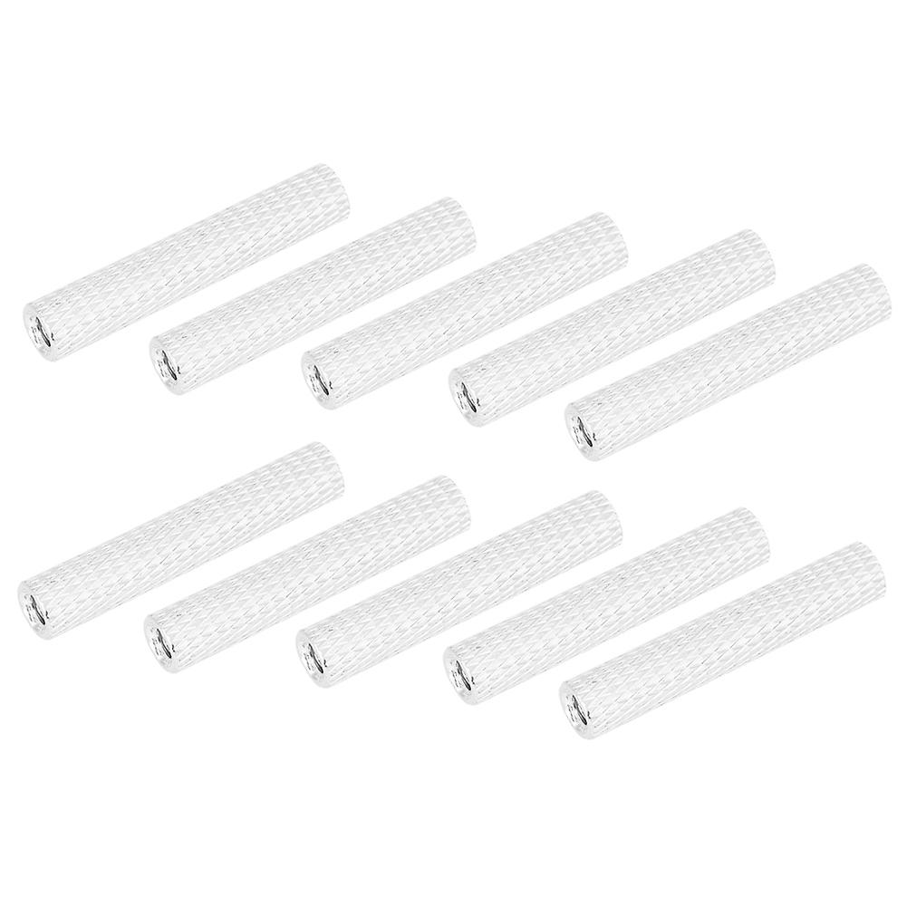 10pcs M3x28 Round Aluminum Standoff Column Spacer Stud Fastener Rods Silver Quadcopter