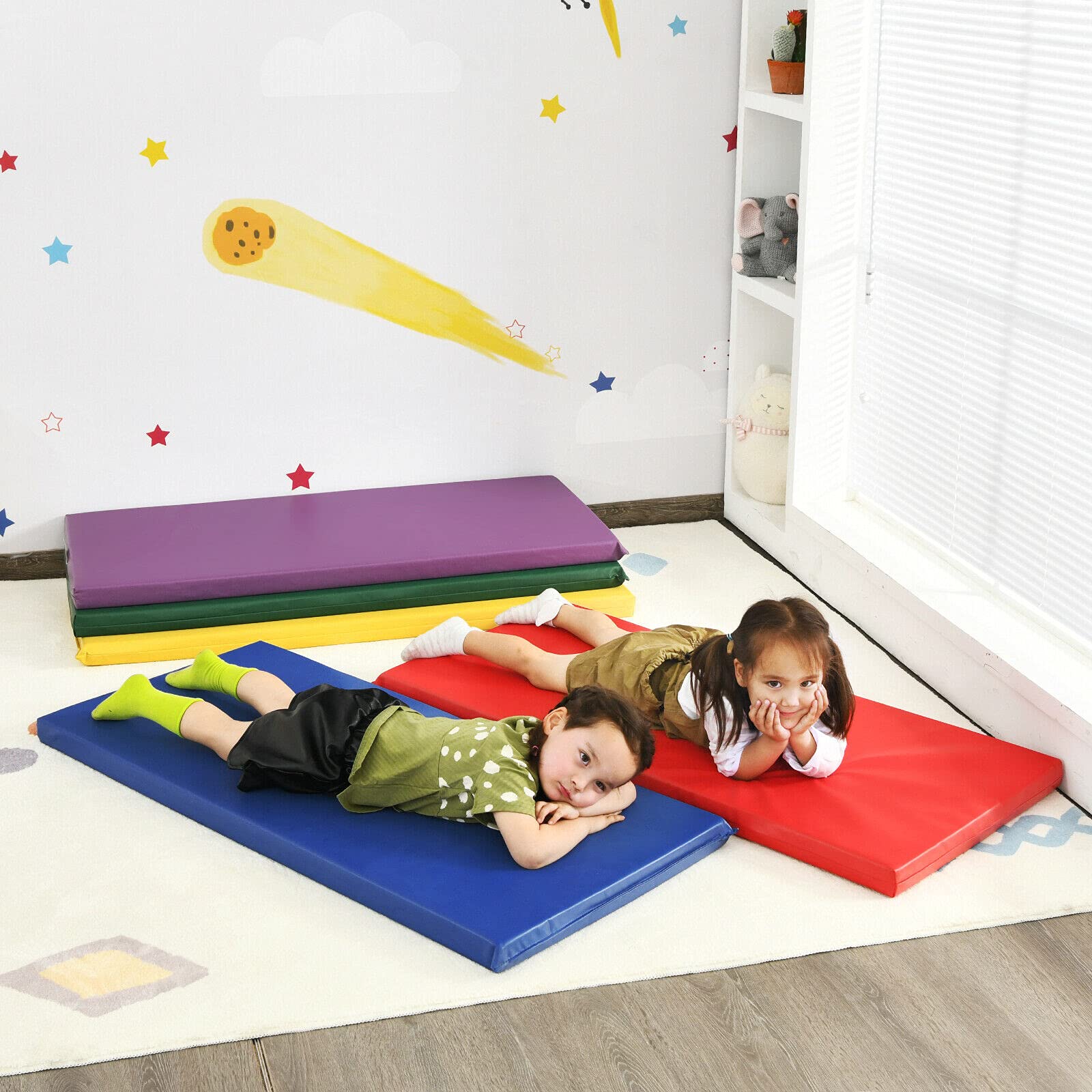 2-Inch Thick Daycare Rest Mats, 5-Pack