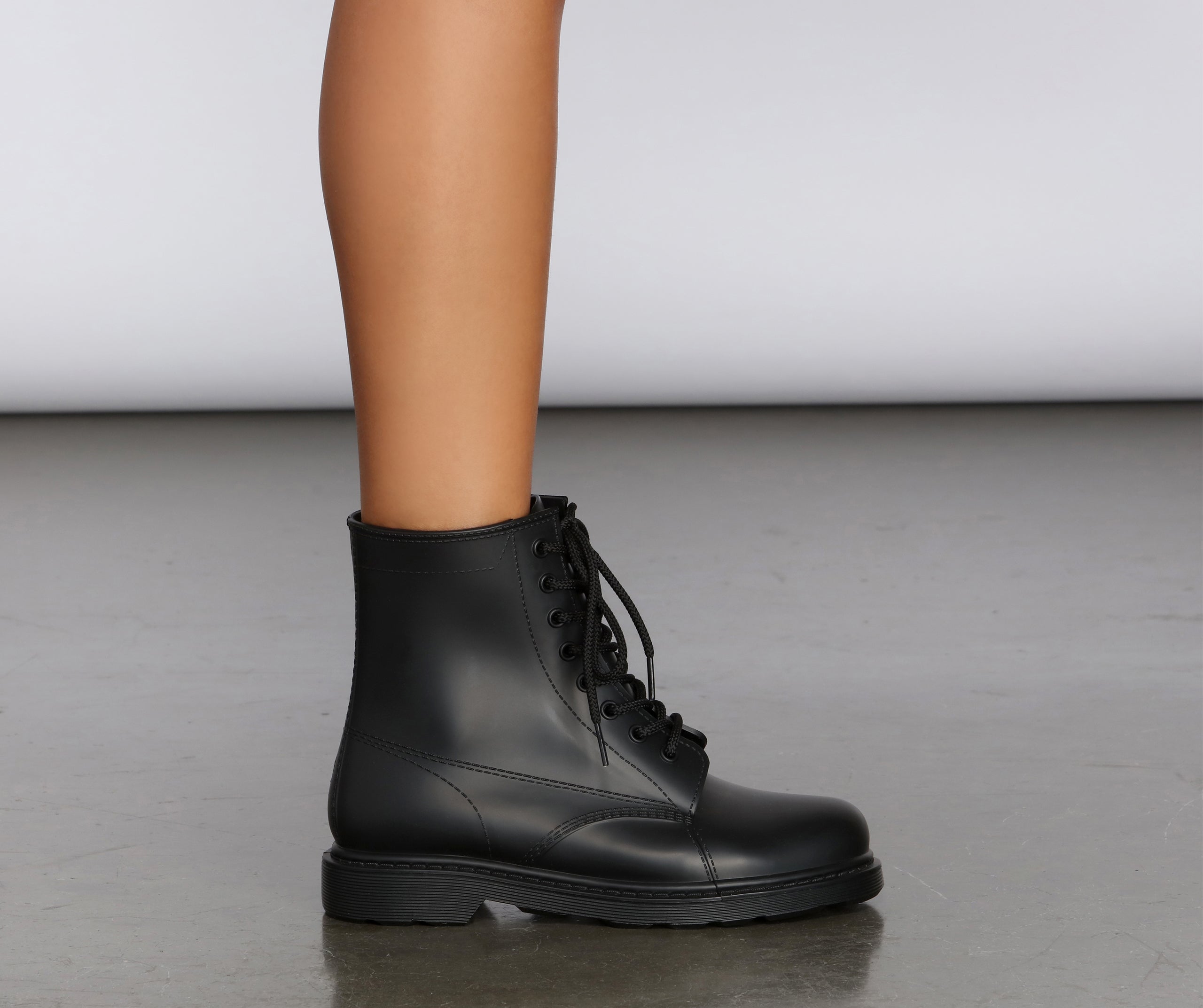 Step Up Combat Rain Boots