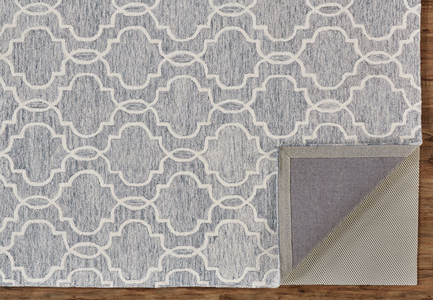 Natal Hand Tufted Gray and Ivory Rug by BD Fine