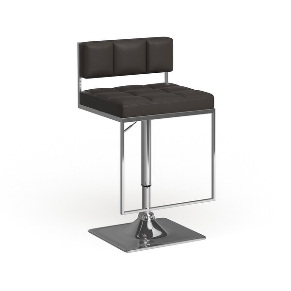 Coaster Furniture Alameda Adjustable Chrome Base Bar Stool