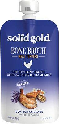 Solid Gold Chicken Bone Broth with Lavender and Chamomile Dog Food Toppe