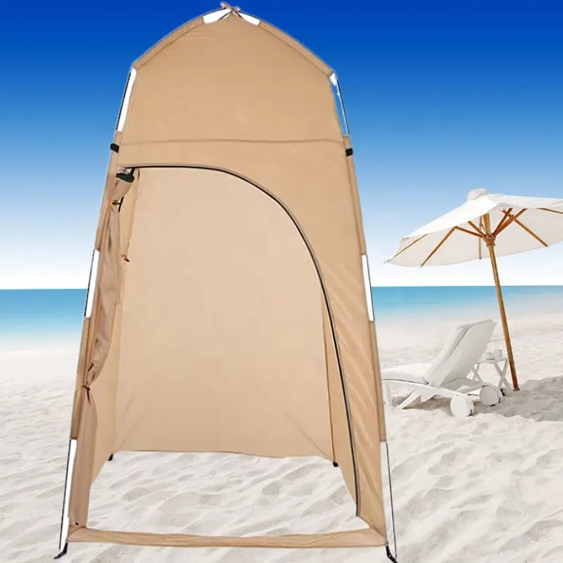 Assemble Privacy Shower Tent  Spacious Changing Room  Outdoor Camping Portable Toilet Tent  Portable Shower Tent for Camping Ten