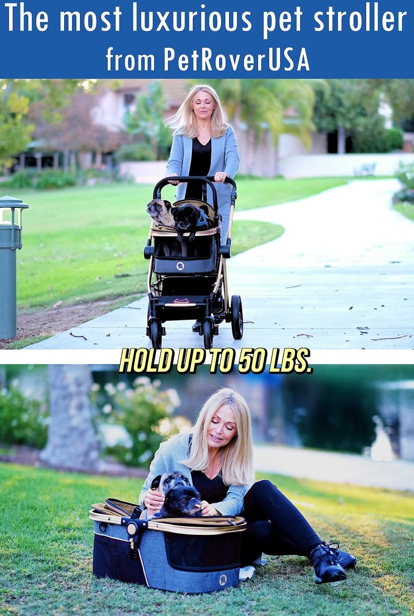 HPZ Pet Rover Luxury Carrier， Car Seat and Pet Stroller