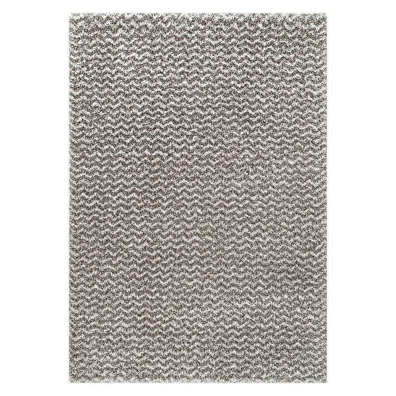 nuLOOM Cuellar Chevron Shaggy Area Rug