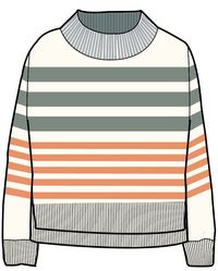 Ramble Recycled Knitted Jumper - Off White