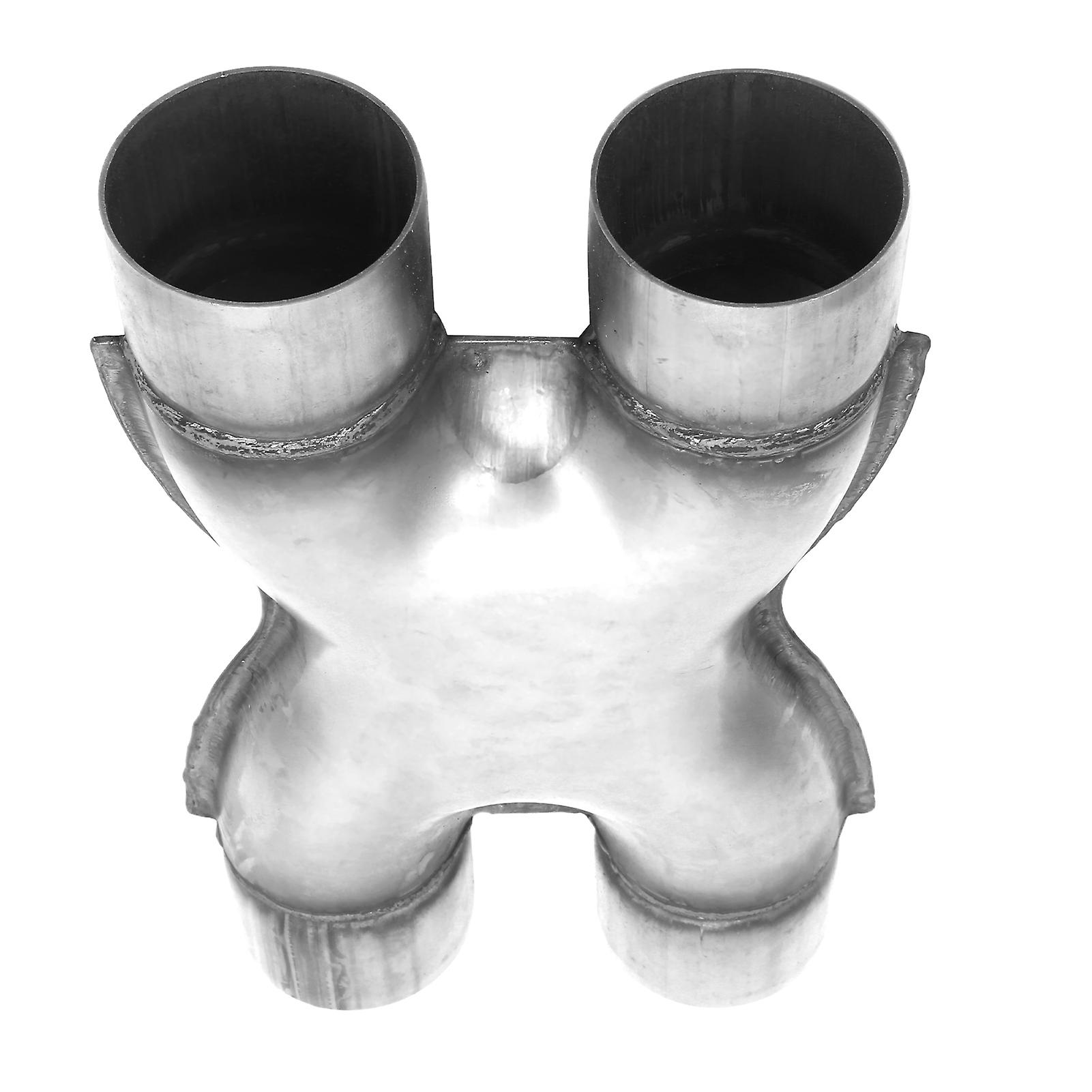 Exhaust Xpipe Dual Inlet/outlet 2.5in Universal Stainless Steel Crossover Universal