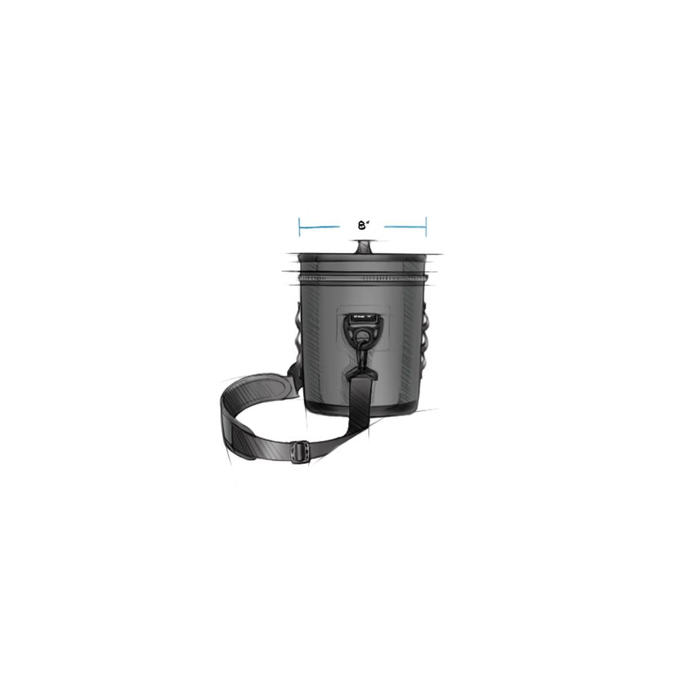 Yeti Charcoal Hopper Flip 8 Soft Cooler ;