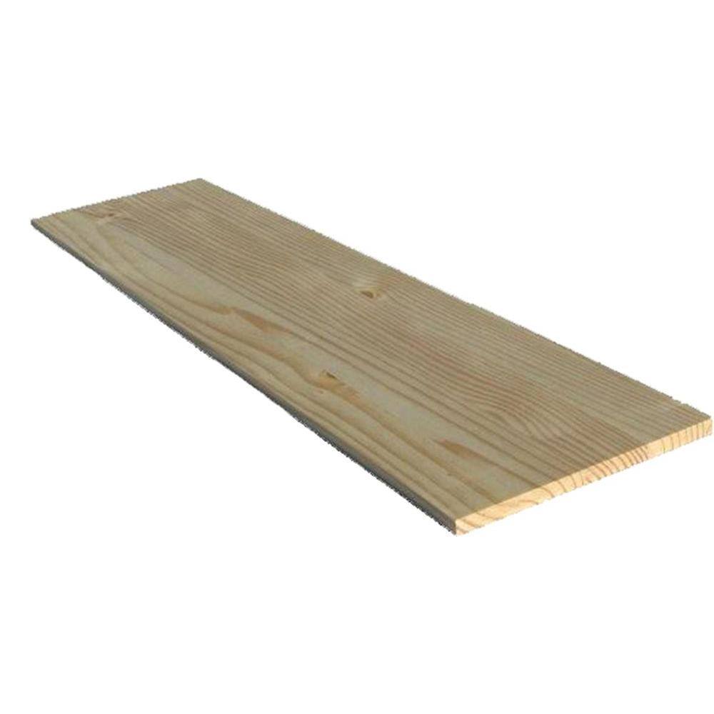 2132 in. x 18 in. x 48 in. Edge-Glued Pine Panel (Actual: 0.656 in. x 17.25 in. x 48 in.) 0080100