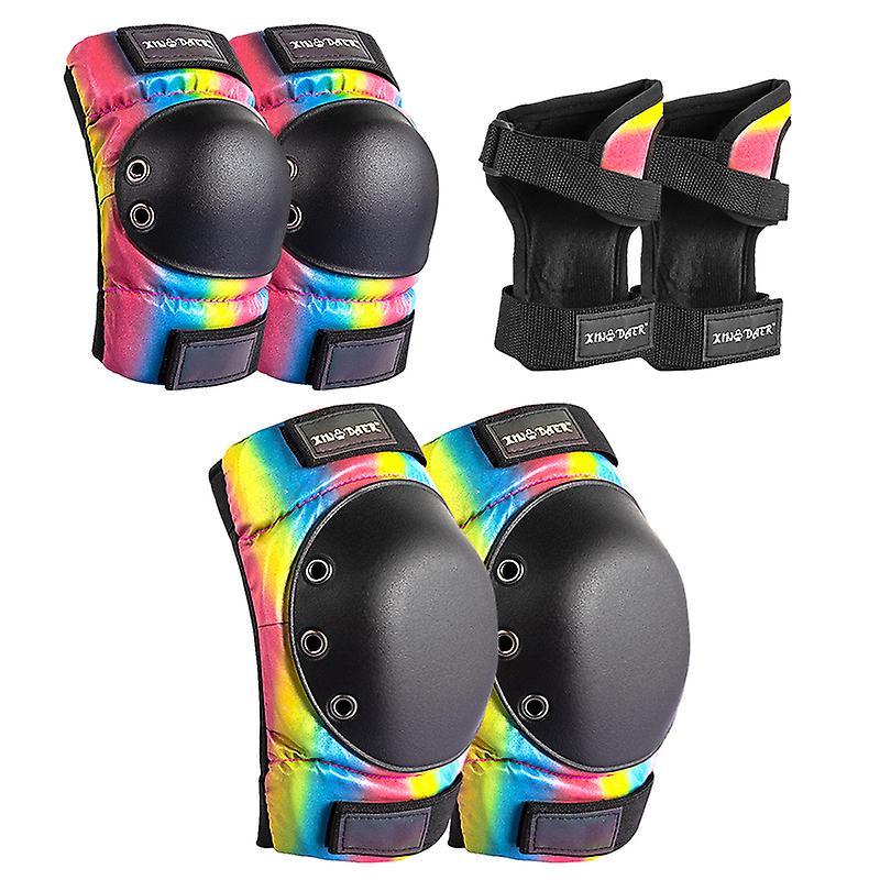 Knee Pads For Kids Knee Pads Elbow Pads Wrist Guards Protective Gear Set ，for Kids Roller Skates Scooter Inline Skating Cycling Bmx Bike Skateboard Ri