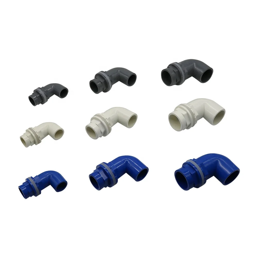 PVC 20/25/32mm 90 Degree Thickened Elbow Connectors Fish Water Tank Aquarium Pipe Fittings