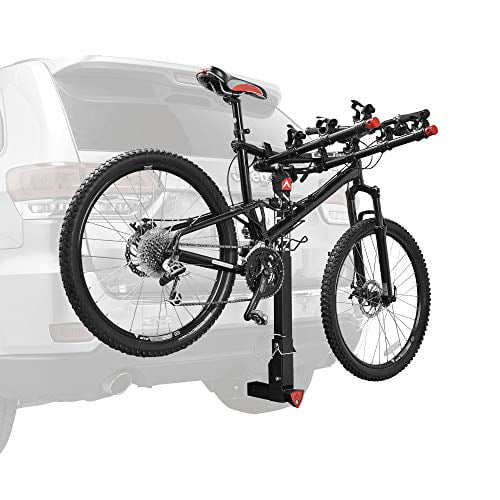 Allen Sports Deluxe Locking Quick Release 4-Bike Carrier fits 2 in receiver hitch， 140 lbs capacity， Model 542QR