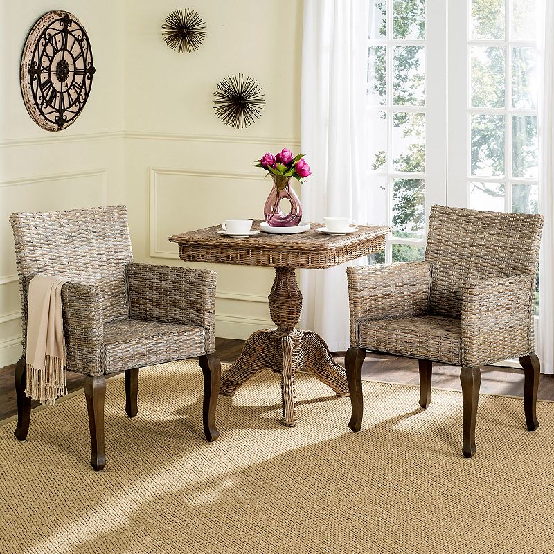 Safavieh Armando Wicker Dining Chair 2-piece Set