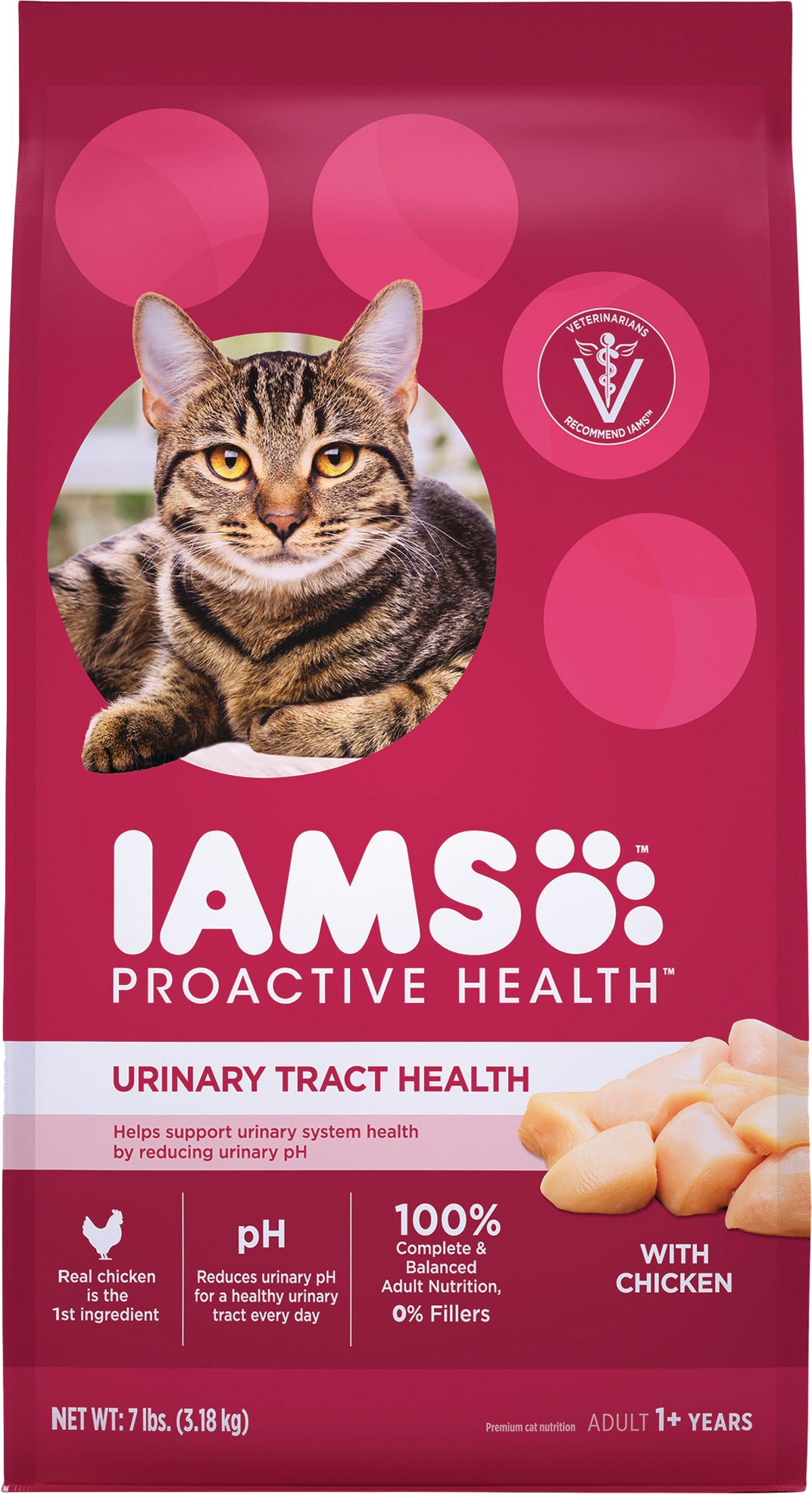 Iams Proactive Health Urinary Tract Formula Dry Cat Food 7 Lb.