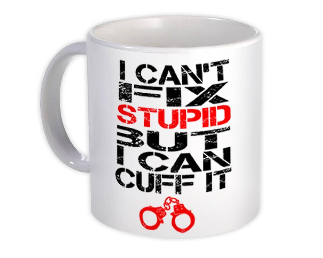 Gift Mug: For Policeman Funny Quote Police