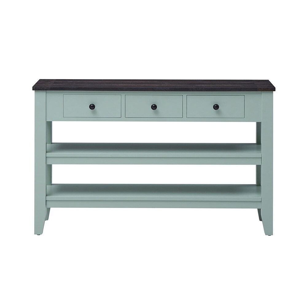 Merax 48'' Modern Console Table with 3 Drawers and 2 Shelves