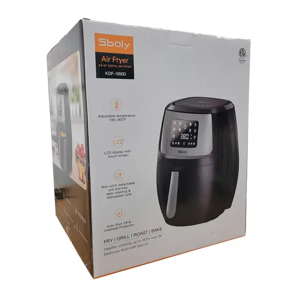 Sboly 8.9 QT 8 Mode Air Fryer with LCD Digital Touch Screen