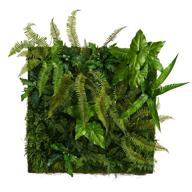 Nearly Natural 40-in X 40-in Forest Artificial Living Wall