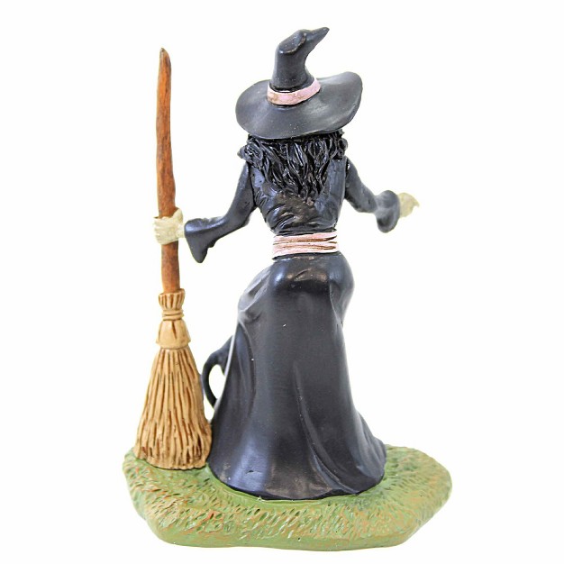 Department 56 Villages Double Trouble One Accessory 3 75 Inches Halloween Witch Black Cat 6012289 Polyresin Black