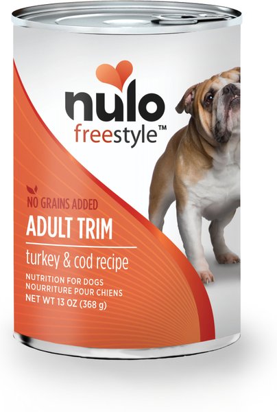 Nulo Freestyle Turkey and Cod Recipe Grain-Free Adult Trim Canned Dog Food