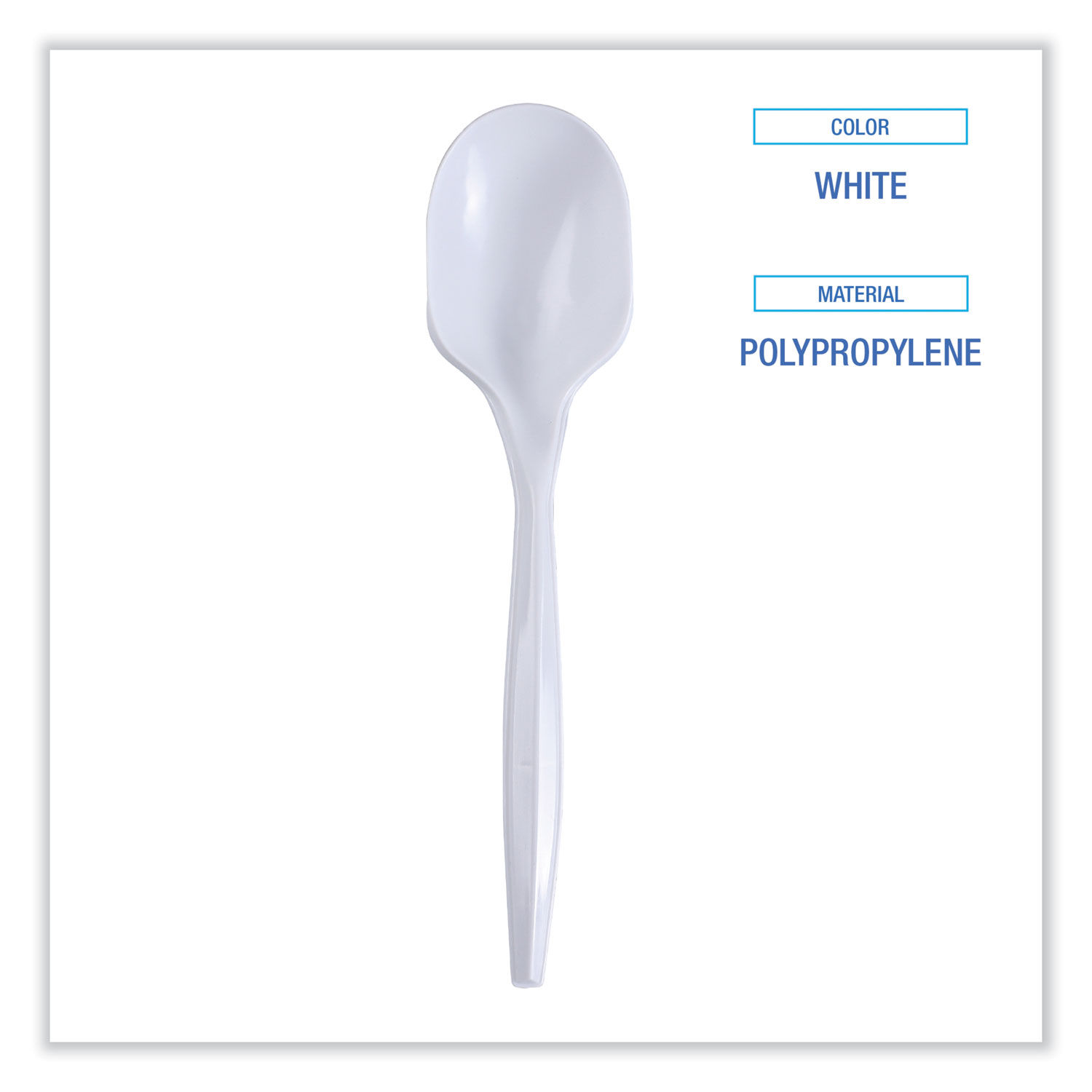 Mediumweight Wrapped Polypropylene Cutlery by Boardwalkandreg; BWKSSMWPPWIW