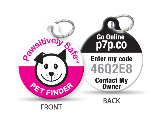 Pawsitively Safe Dog and Cat Pet Tag