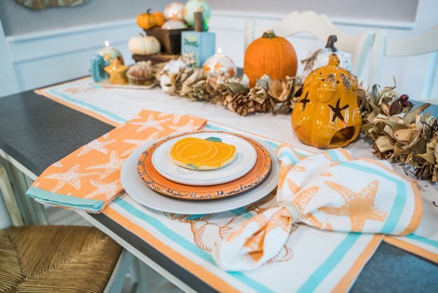 Beachcombers Ceramic Pumpkin Thanksgiving Lantern