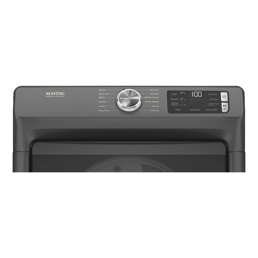 Maytag 7.3 cu. ft. Vented Electric Dryer in Volcano Black MED6630MBK