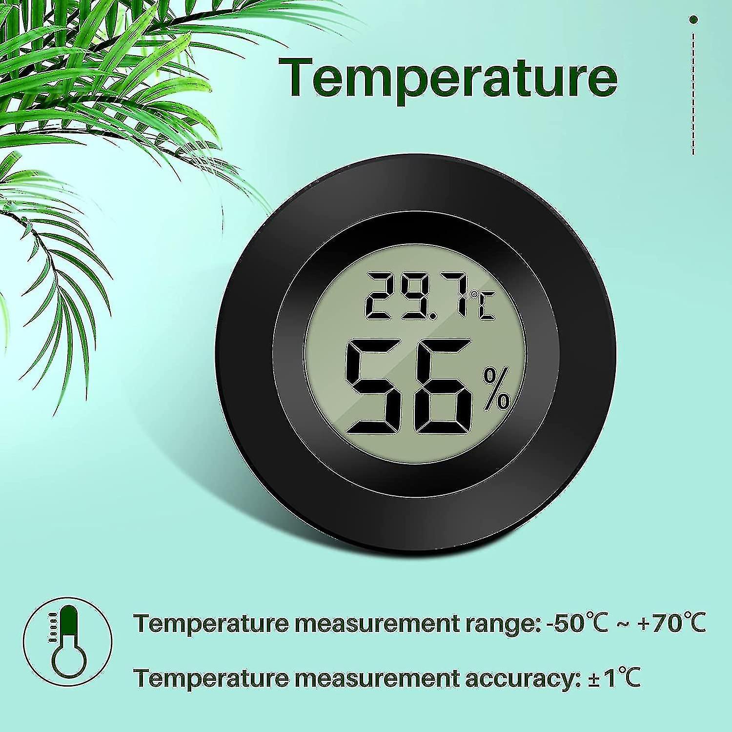 3x Mini Lcd Digital Thermometer Temperatur Luftfeuchtigkeit Tester Hygrometer Fr Khlschrank Innen -50c~+70c (3 Pcs )