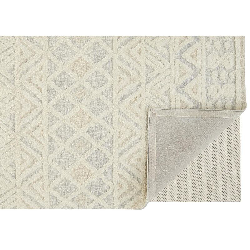 Weave and Wander Elika Moroccan Chevron Wool Tufted Rug