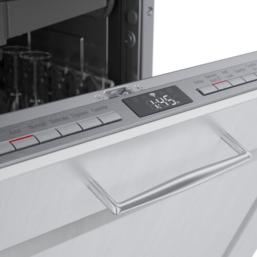 Bosch 800 Series ADA 24-Inch Dishwasher with Custom Panel