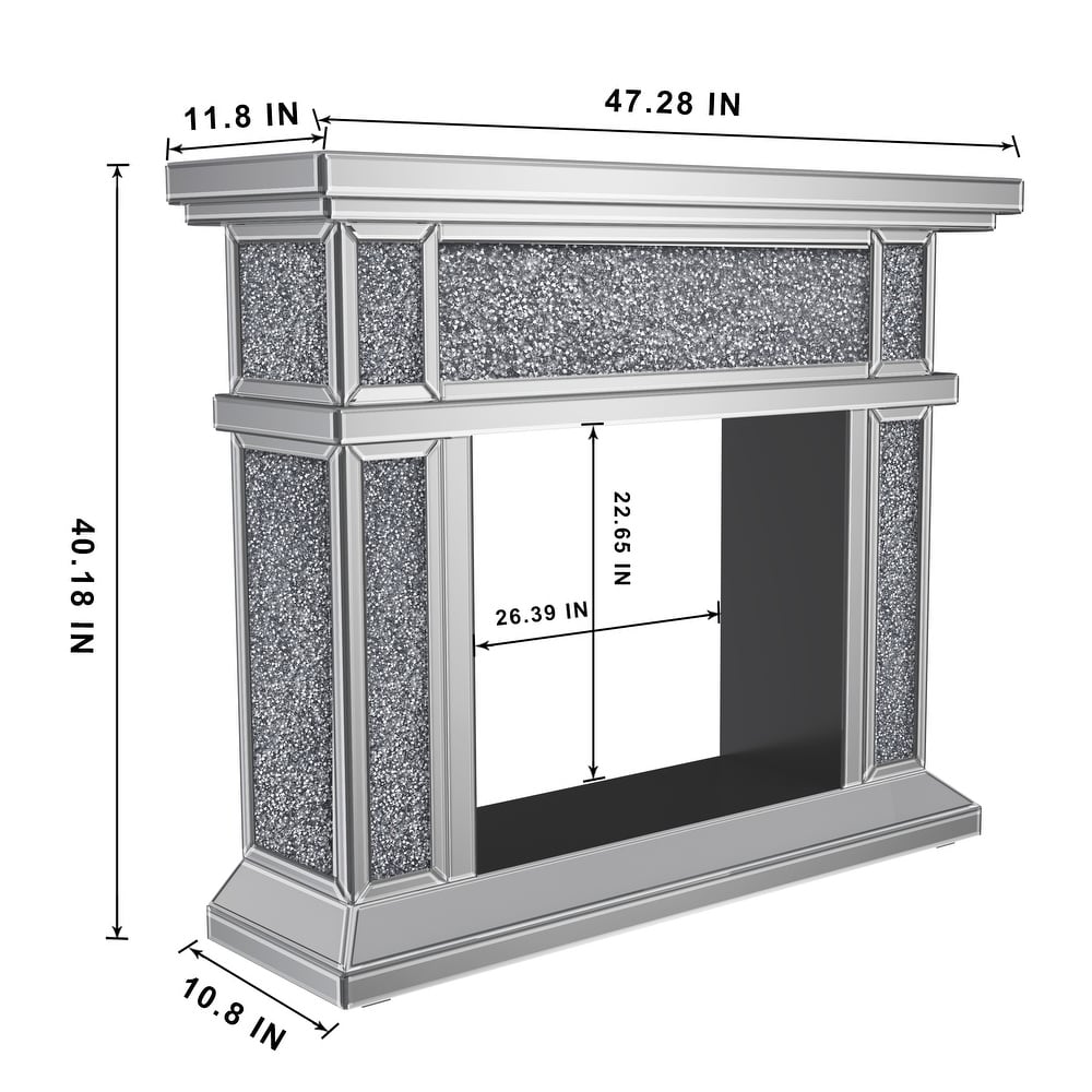 KOHROS Fireplace Mantel Freestanding Heater