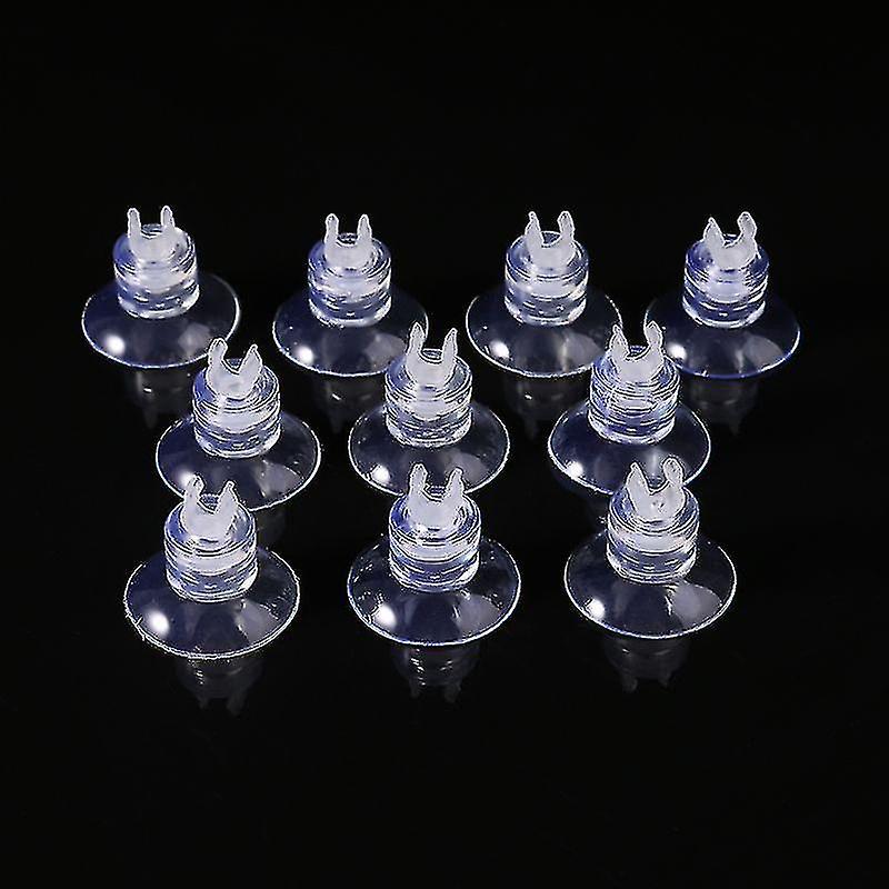 10pcs Per Pack Aquarium Fish Tank Suction   Replacement Sucker Tube Holder