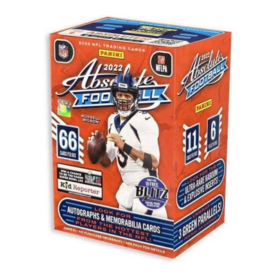 2022 Panini NFL Absolute Football Trading Card Blaster Box