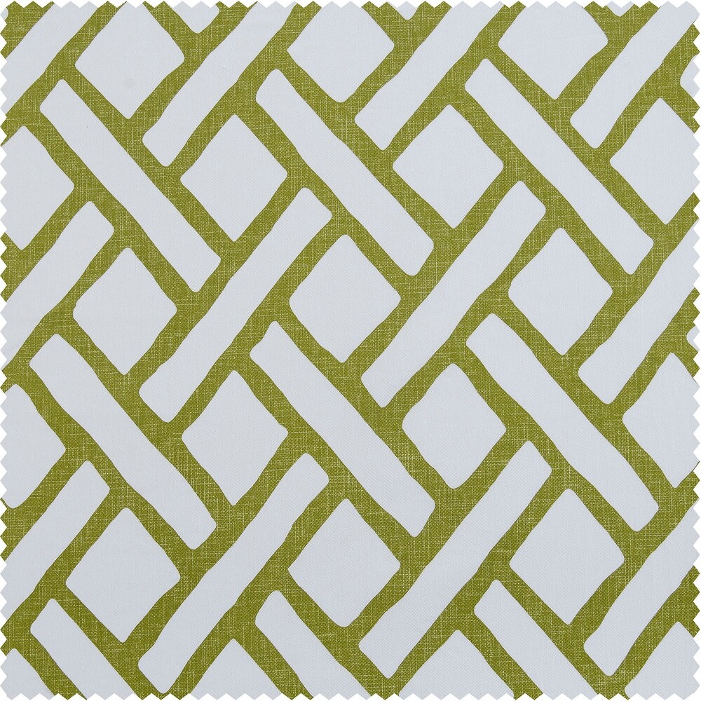 Exclusive Fabrics Garden Path Printed Cotton Curtain (1 Panel)