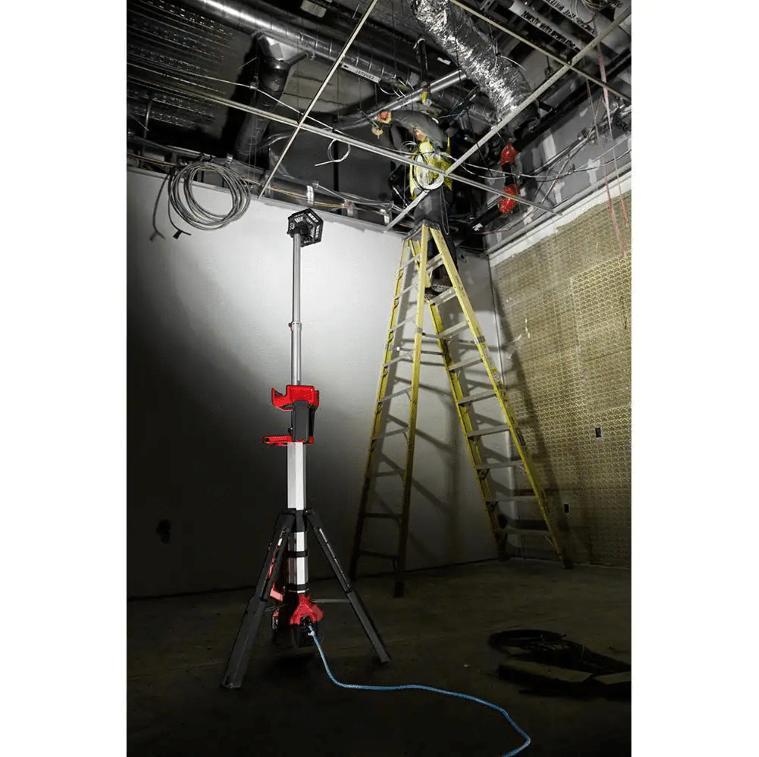 Milwaukee M18 18-Volt Lithium-Ion Cordless Rocket Dual Power Tower Light (Tool-Only)， 2131-20