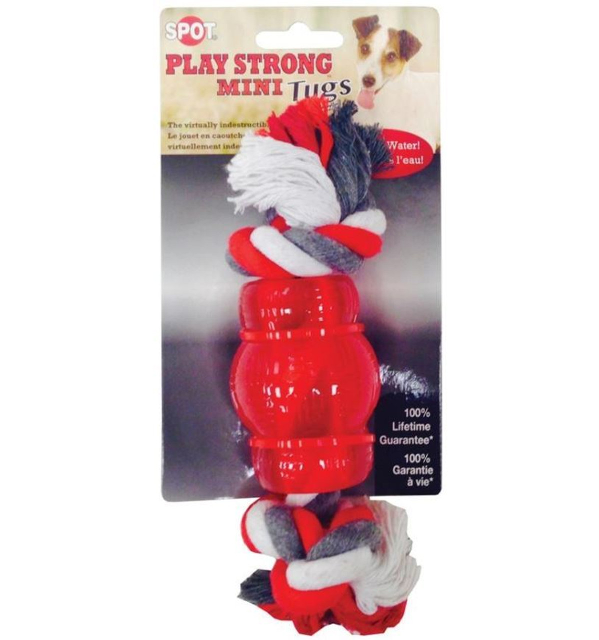 Ethical Pet Spot Small Play Strong Mini Tugs Chew and Rope Dog Toy