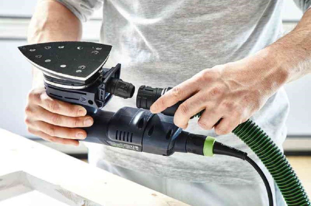 Festool Cordless Delta Sander DTSC 400 Li 3.1 Ah I-Set